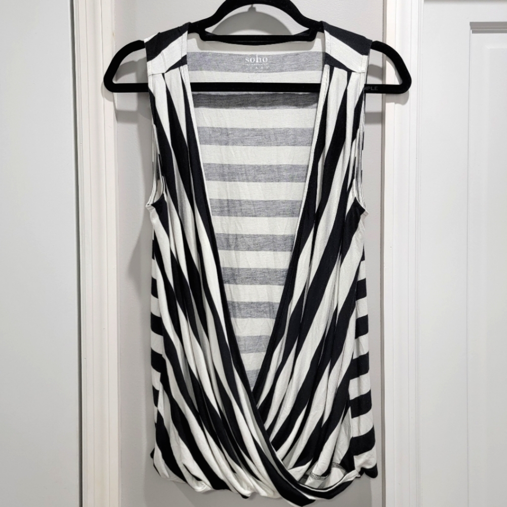 Soho Jeans Surplice Top